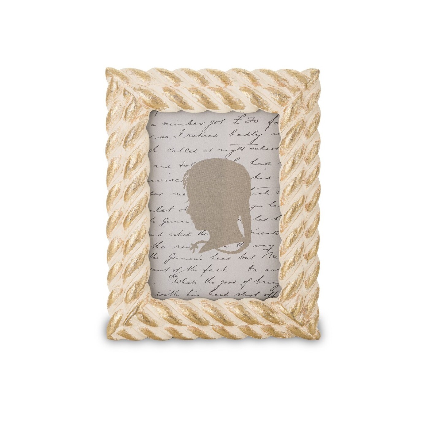 Rama foto, cadru auriu, 12 x 9,5 cm