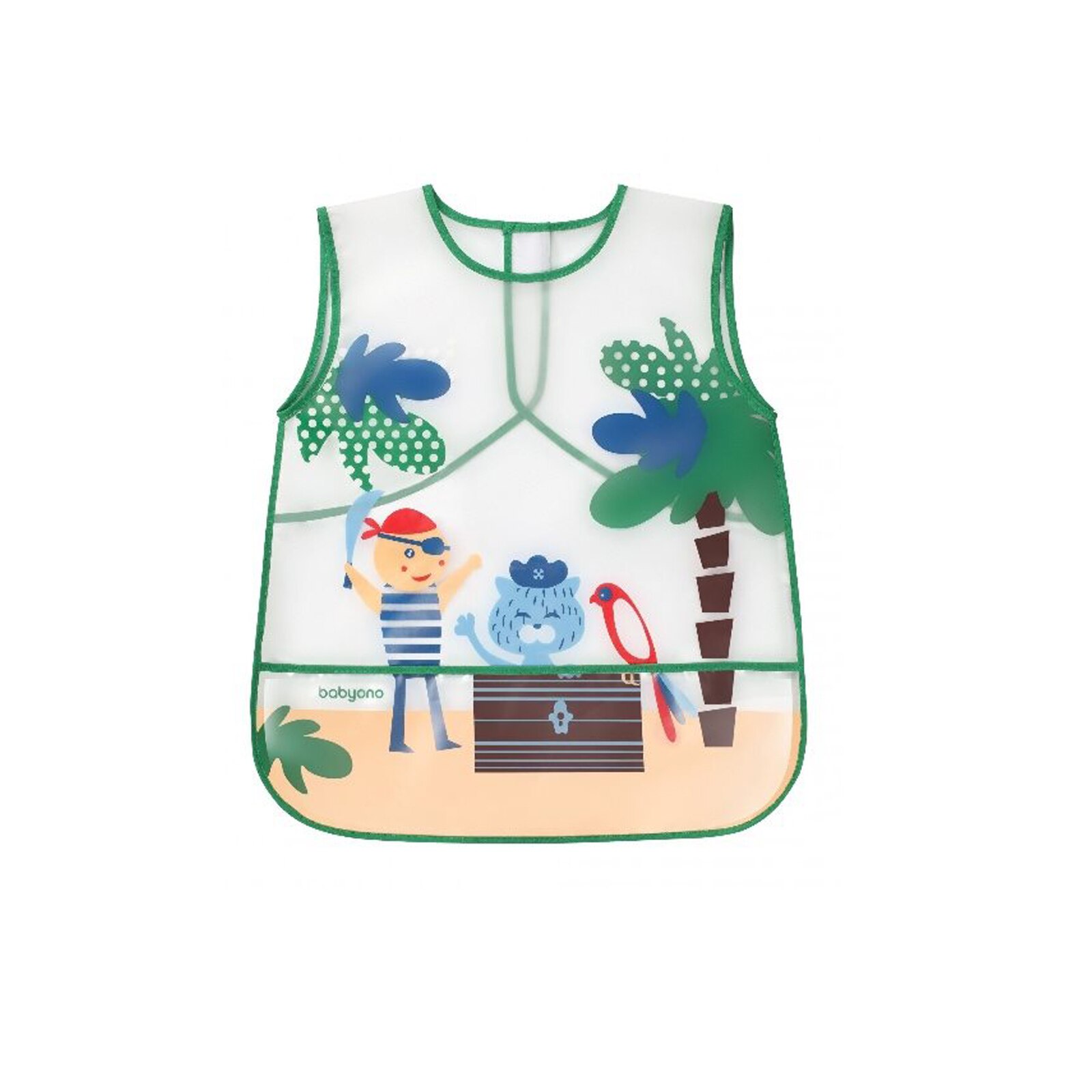 Baveta tip sort BabyOno 840V, Verde 36 luni+