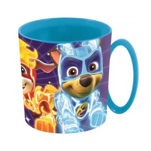 Cana din plastic Paw Patrol, design multicolor, capacitate 350 ml, inaltime 9 cm