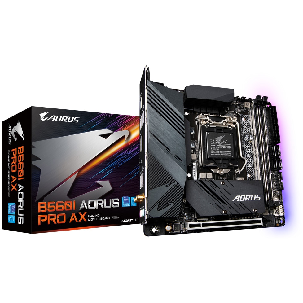 Placa de baza Gigabyte B560I AORUS PRO AX, Socket 1200