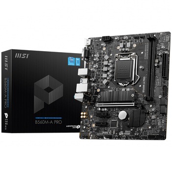 Placa de baza MSI B560M-A PRO, Socket 1200 Placa de baza MSI B560M-A PRO, Socket 1200