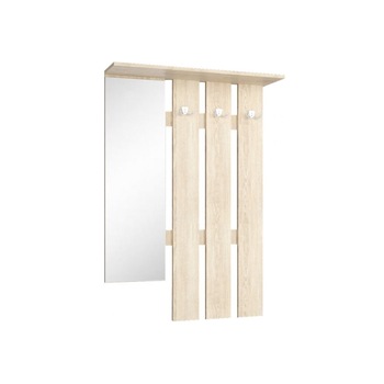 Cuier hol cu oglinda, 80x20x120cm, stejar sonoma Cuier hol cu oglinda, 80x20x120cm, stejar sonoma