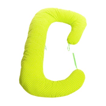 Perna 3 in 1 de gravida si alaptat BabyNeeds Soft, Bulinute, Alb/Verde Perna 3 in 1 de gravida si alaptat BabyNeeds Soft, Bulinute, Alb/Verde