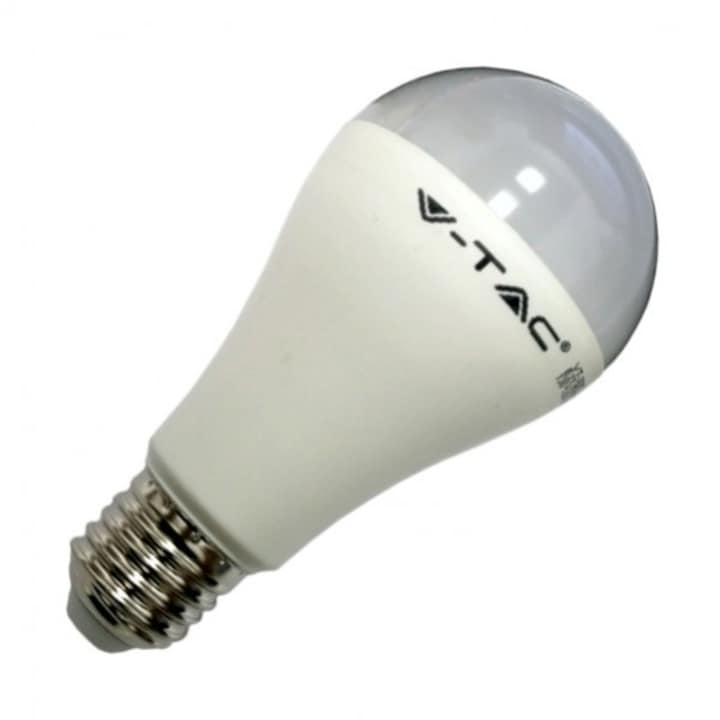 V-TAC régi LED izzó, 15W, Cald-2700K, hőre lágyuló