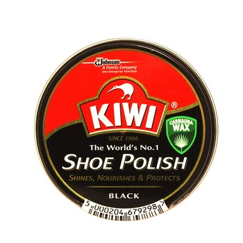 Crema solida pentru incaltaminte Kiwi Shoe Polish neagra, 50ml Crema solida pentru incaltaminte Kiwi Shoe Polish neagra, 50ml