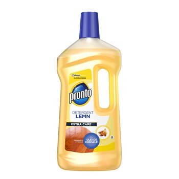 Detergent pentru parchet Pronto Extra Care 750ml, cu ulei de migdale Detergent pentru parchet Pronto Extra Care 750ml, cu ulei de migdale