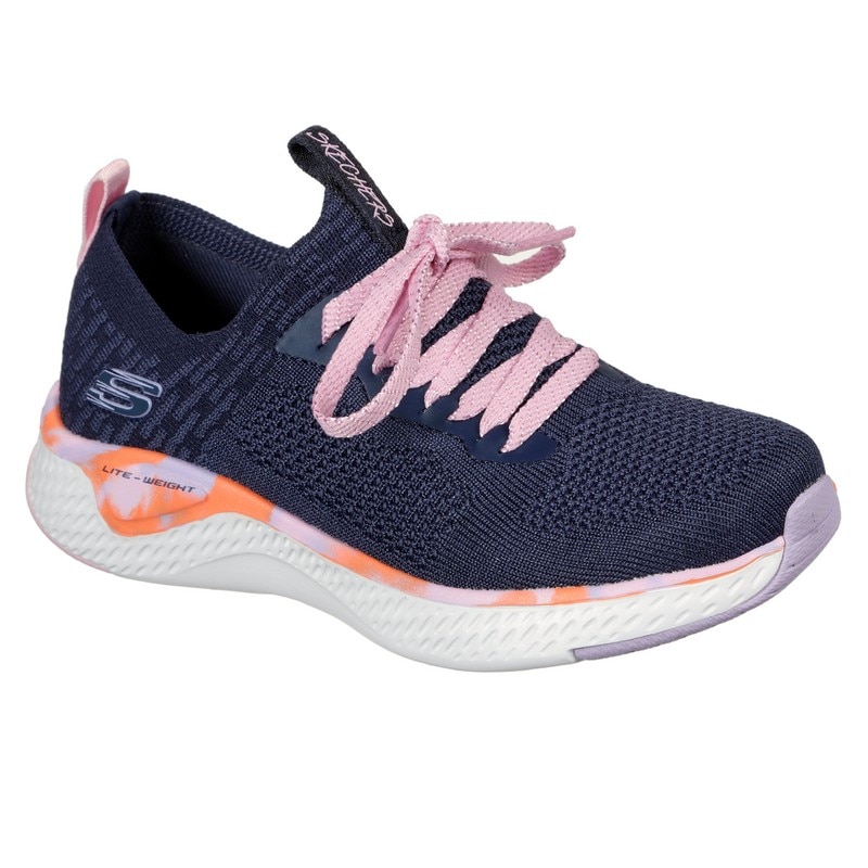 Pantofi copii Solar Fuse, Skechers, Albastru