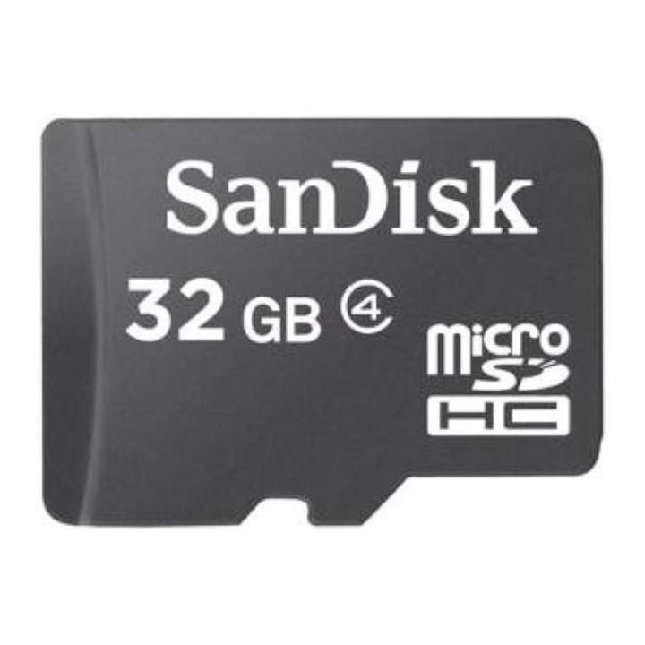 MicroSD карта 32GB, Class 4, SanDisk