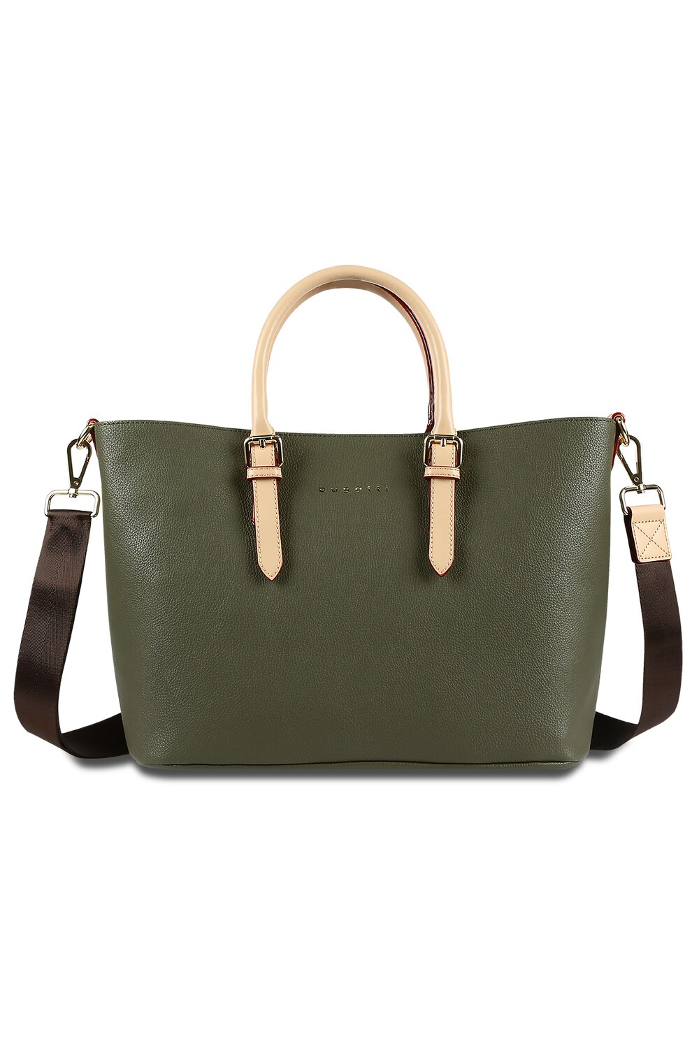 Geanta dama, bugatti, seria Ella, shopper, verde olive