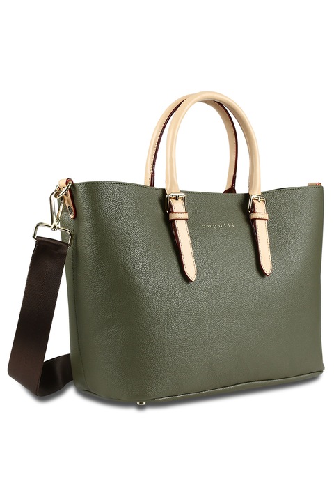 Női táska, bugatti, Ella sorozat, vásárló, olíva zöld