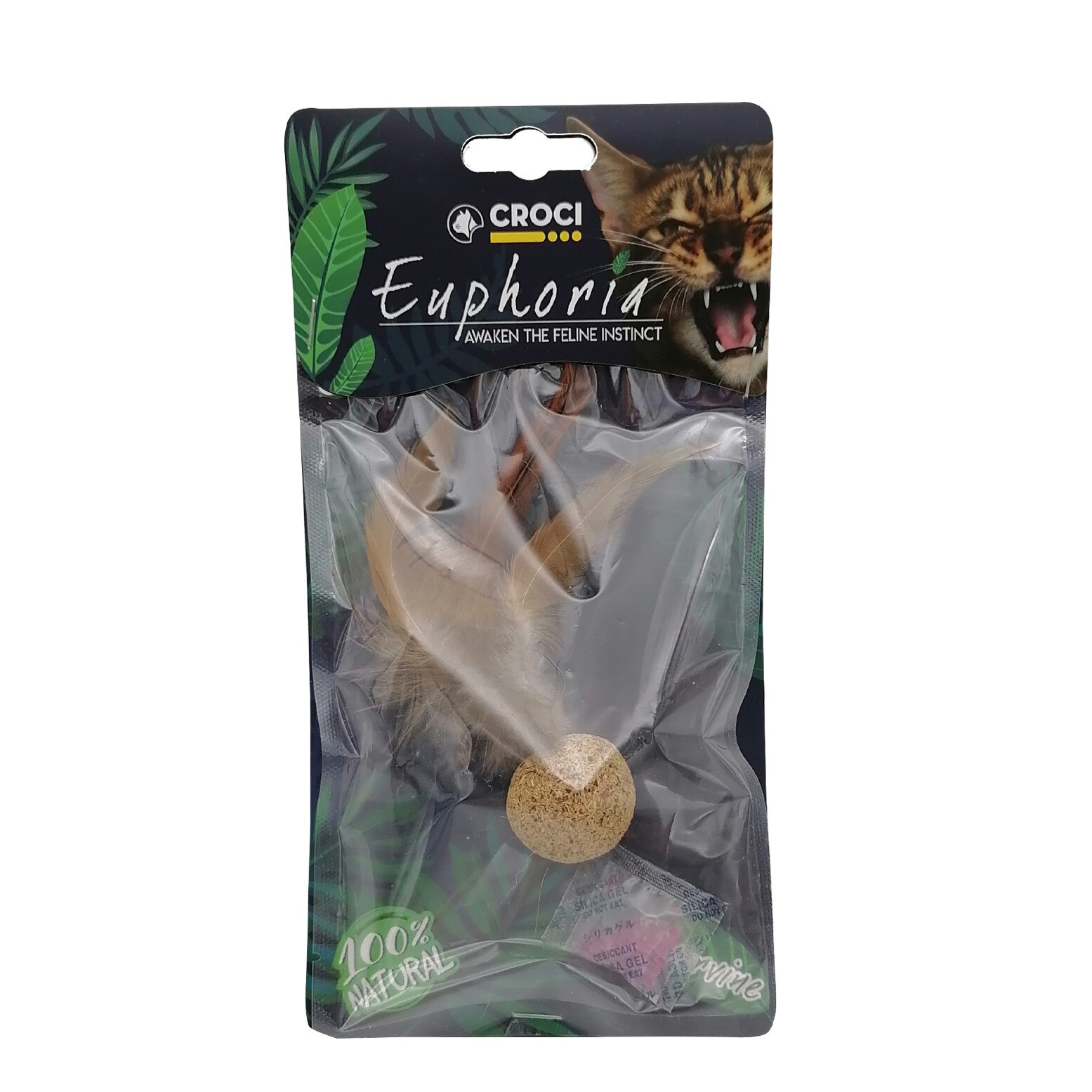 Jucarie pentru pisici, Croci, Euphoria, cu iarba matei, c6098932