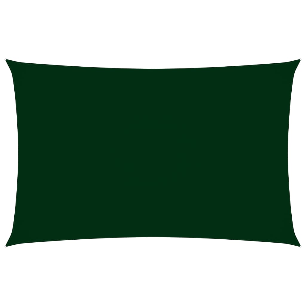 Copertina parasolar vidaXL, Tesatura oxford cu invelis din PU, 4 x 7 m, Verde inchis