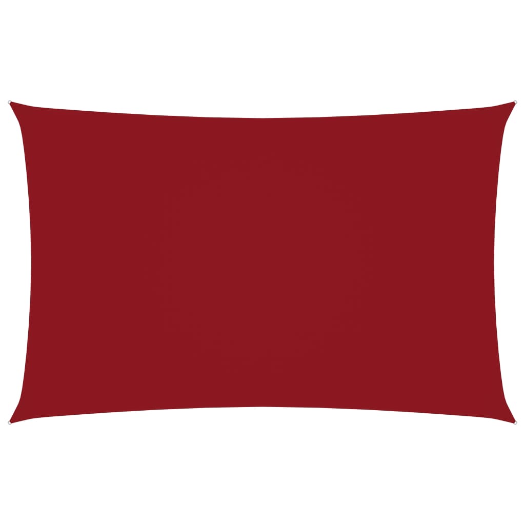Copertina parasolar vidaXL, Tesatura oxford cu invelis din PU, 2 x 5 m, Rosu