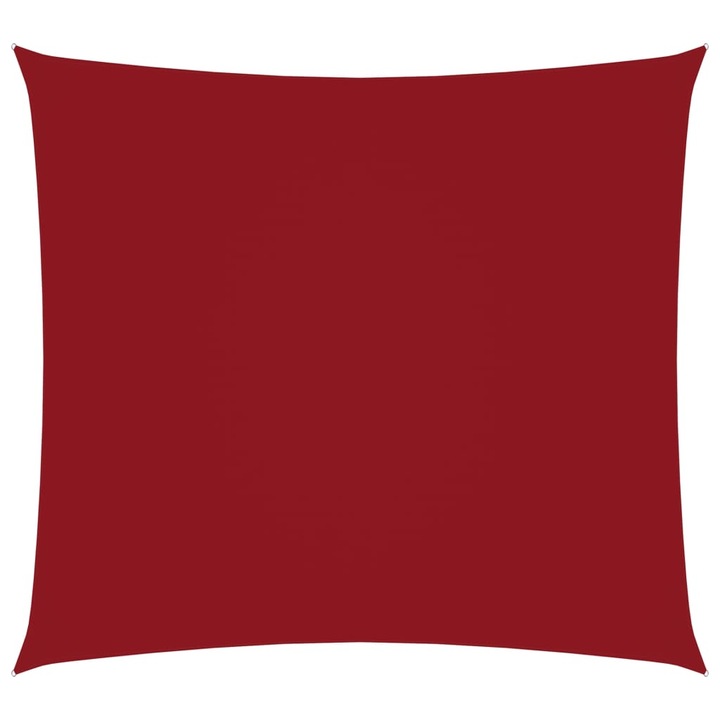 Платно-сенник VidaXL 135634, Оксфорд текстил, квадратно, 4x4 м, червено