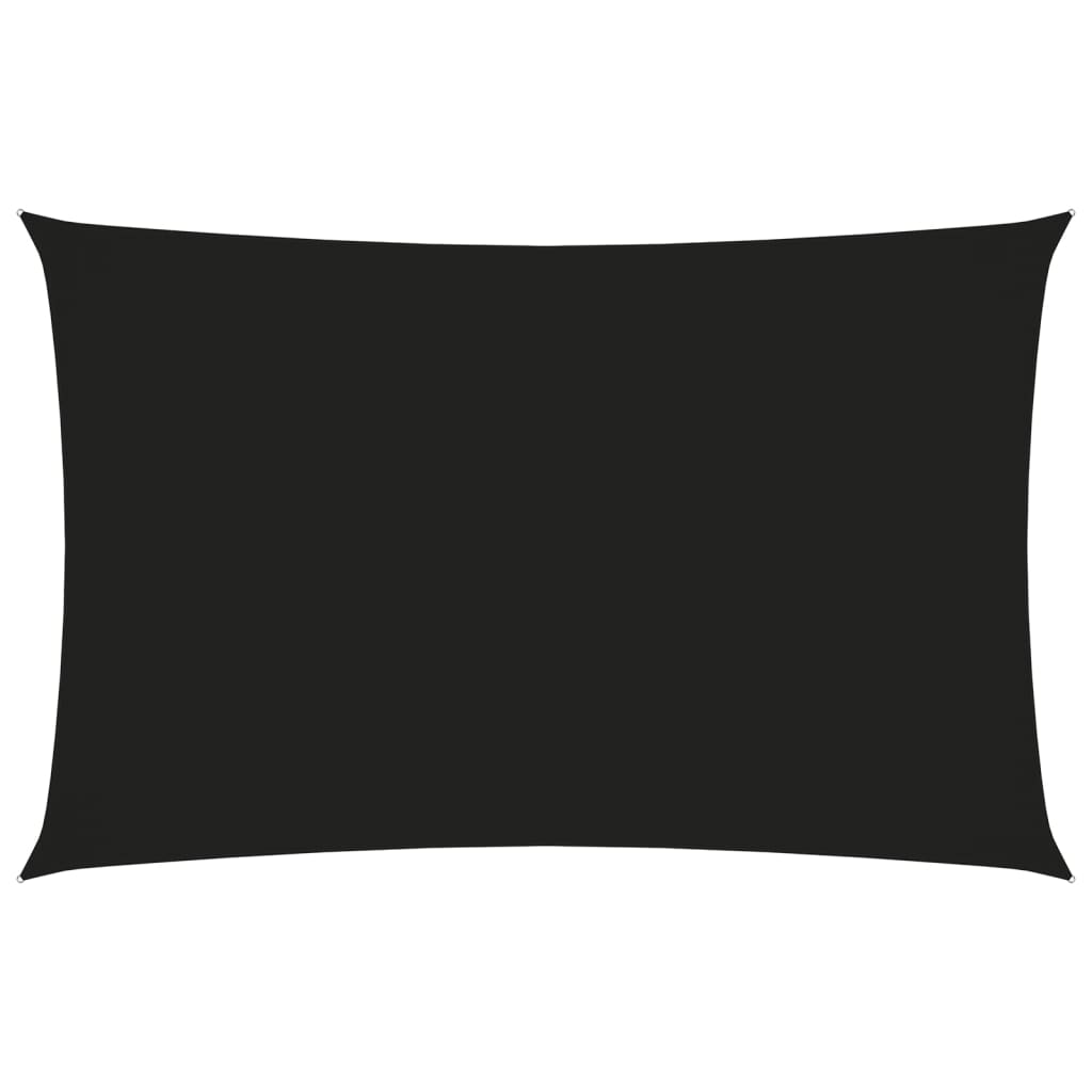 Copertina panza de parasolar in forma dreptunghiulara vidaXL, Tesatura, 300 x 600 cm, Negru