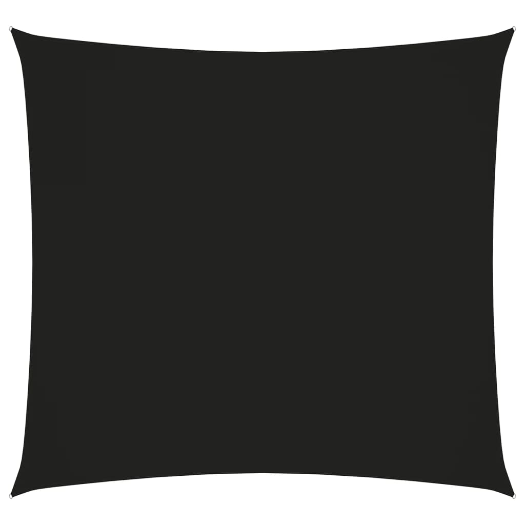 Copertina parasolar vidaXL, Tesatura oxford cu invelis din PU, 7 x 7 m, Negru