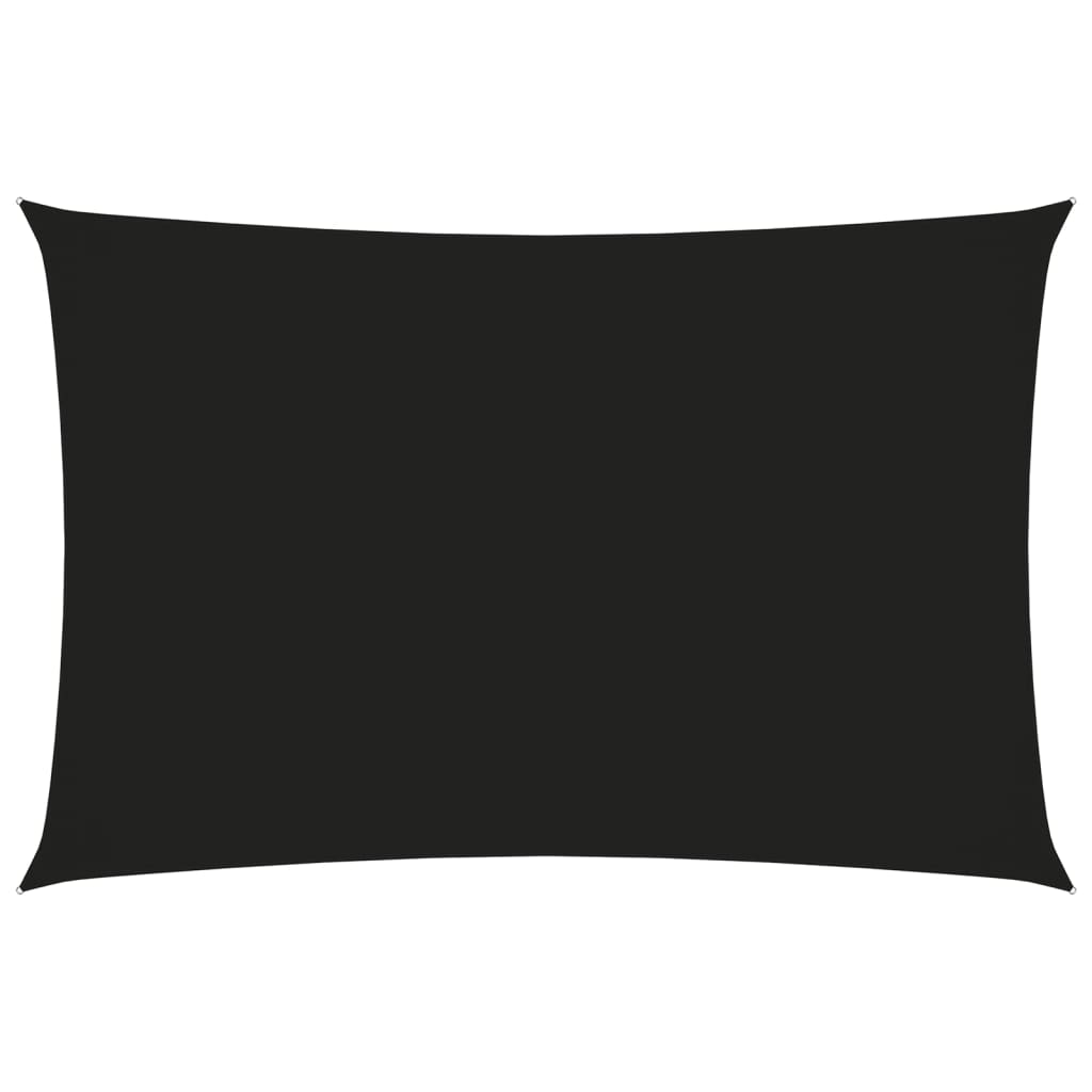 Copertina parasolar vidaXL, Tesatura oxford cu invelis din PU, 2,5 x 5 m, Negru