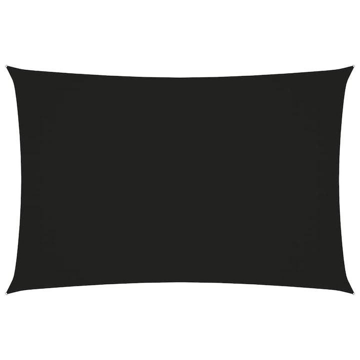 vidaXL fekete téglalap alakú oxford-szövet napvitorla 2 x 4,5 m 135753