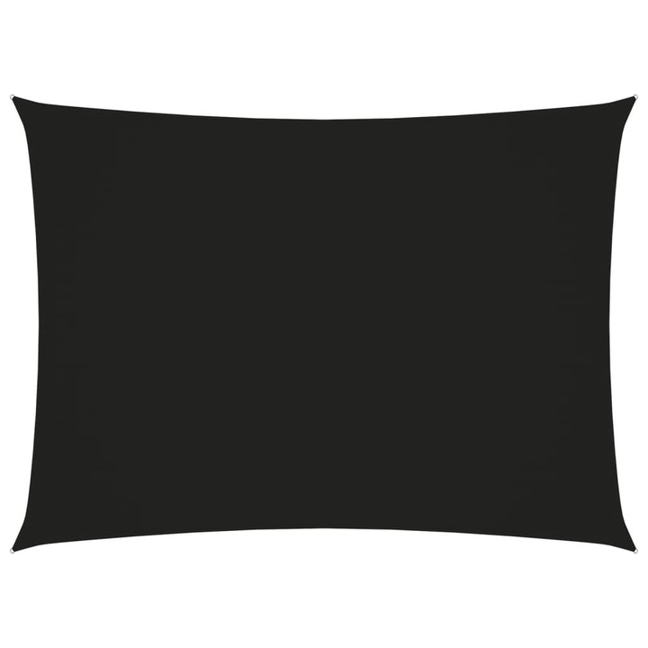 vidaXL fekete téglalap alakú oxford-szövet napvitorla 2,5 x 4 m 135757