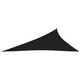 Copertina parasolar vidaXL, Tesatura oxford cu invelis din PU, 3 x 4 x 5 m, Negru