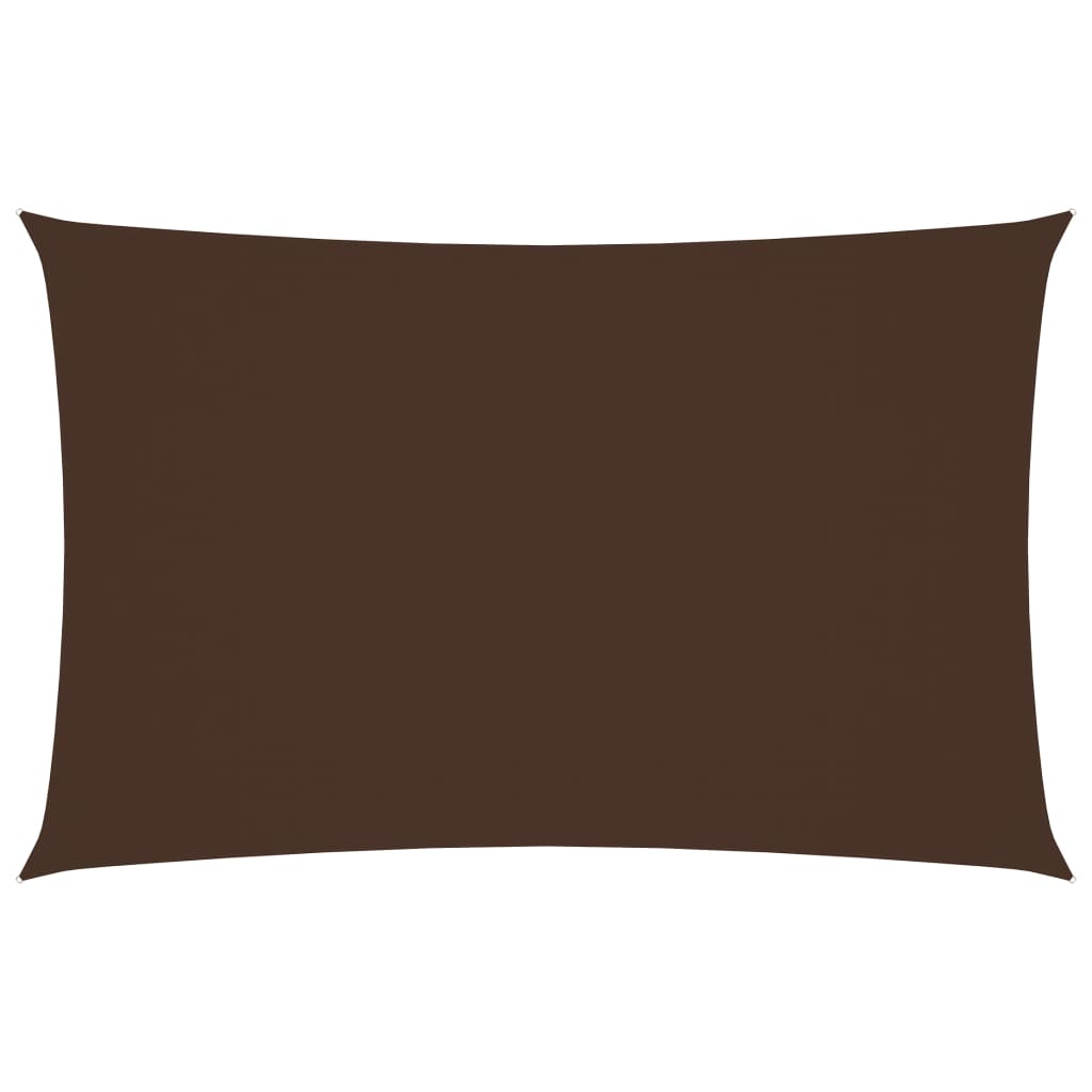 Copertina parasolar vidaXL, Tesatura oxford cu invelis din PU, 2 x 5 m, Maro