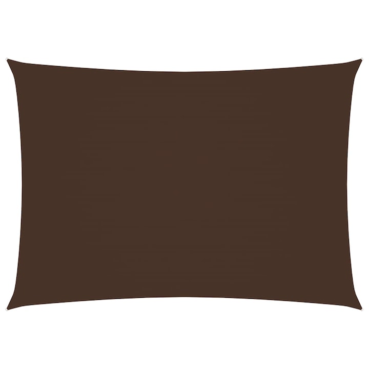 vidaXL barna téglalap alakú oxford-szövet napvitorla 3 x 4,5 m 135816