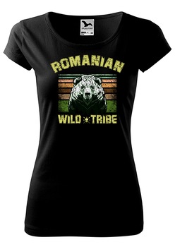 Tricou dama,K-off,Romanian Wild Tribe Tricou dama,K-off,Romanian Wild Tribe