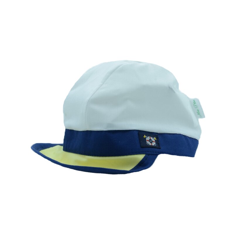 Sapca pentru baieti Mic Pitic S60-02-46, Alb 46 CM Standard