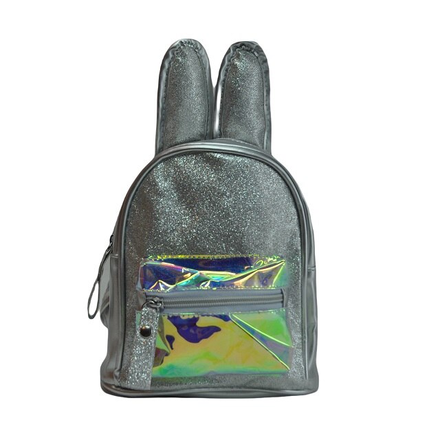 Rucsac Fetite Bunny Argintiu