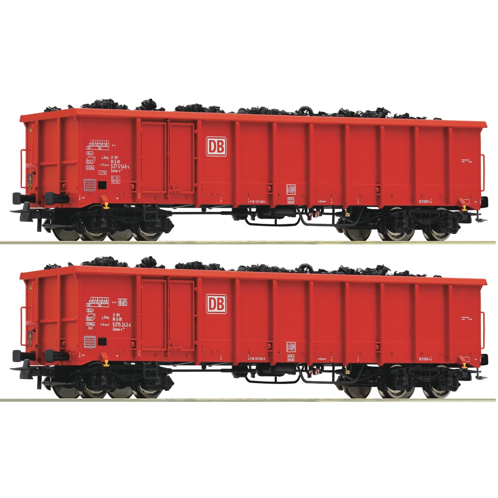 Set Vagoane Gondola tip Eanos-x 055, Roco, scara H0, 2 piese