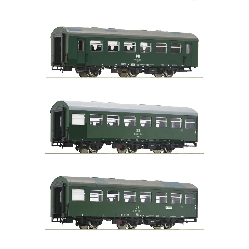 Set Vagoane Pasageri Rekowagen Tip 1 DR, Roco, scara H0, 3 piese