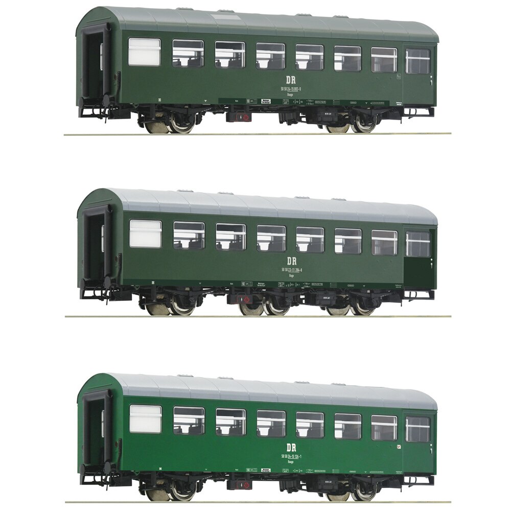 Set Vagoane Pasageri Rekowagen Tip 2 DR , Roco, scara H0, 3 piese