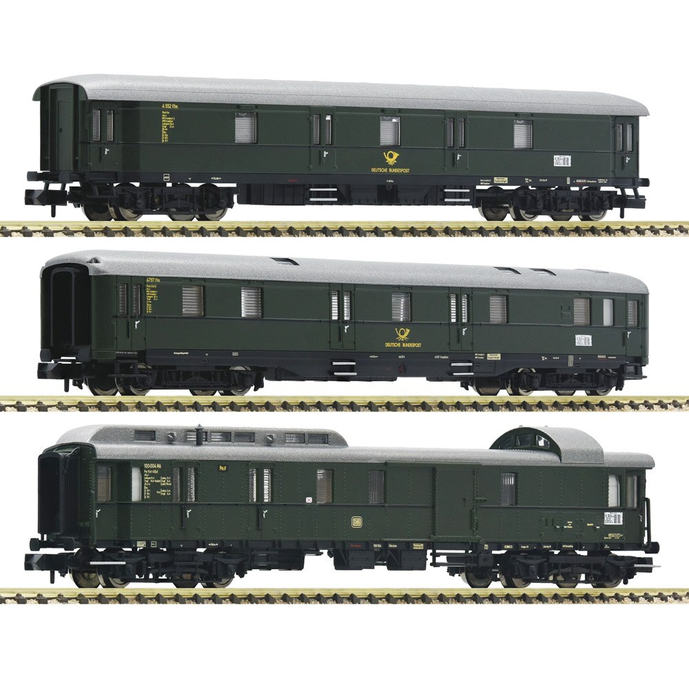 Set Vagoane de Corespondenta, scara N, 3 piese