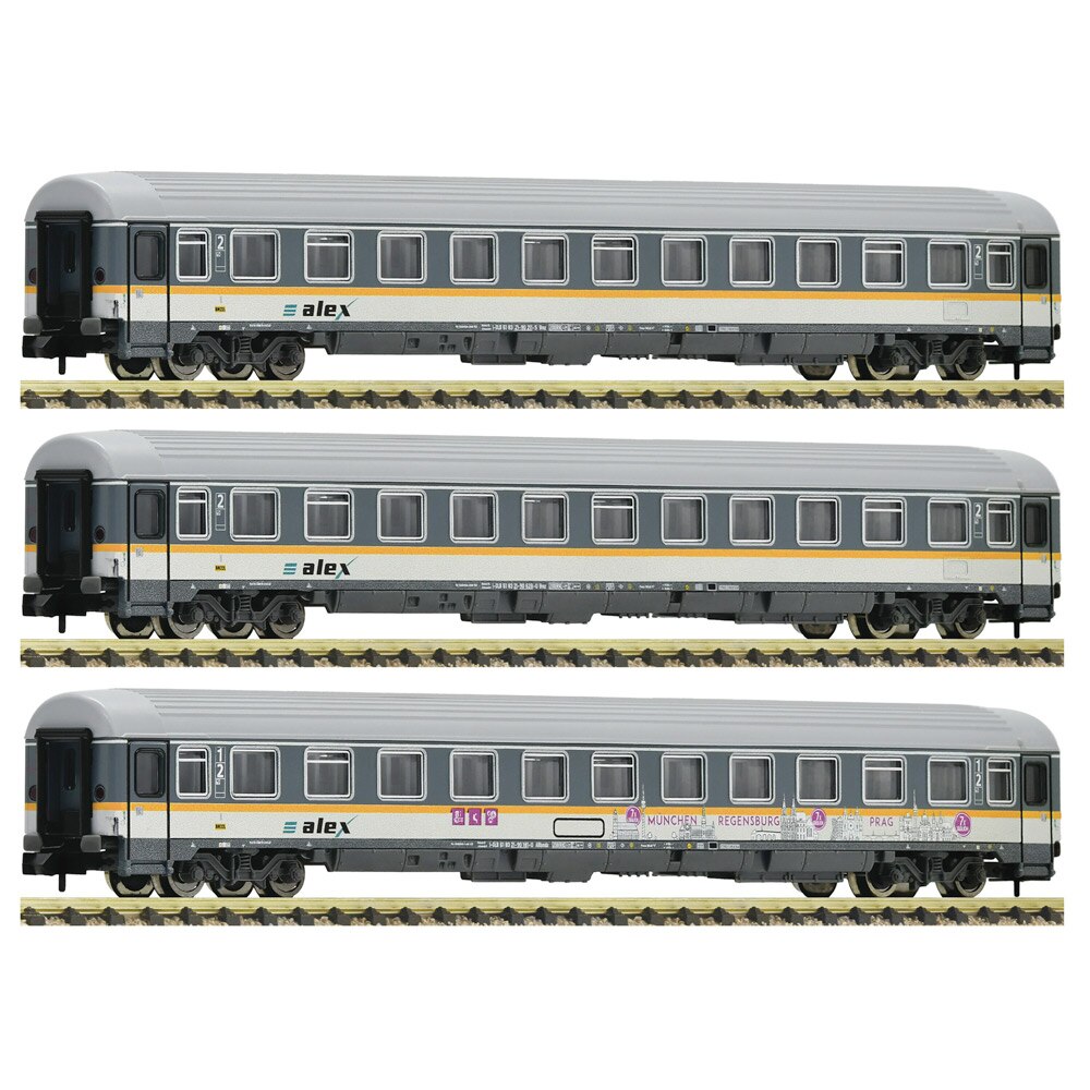 Set Vagoane de Pasageri Eurofirma, scara N, 3 piese