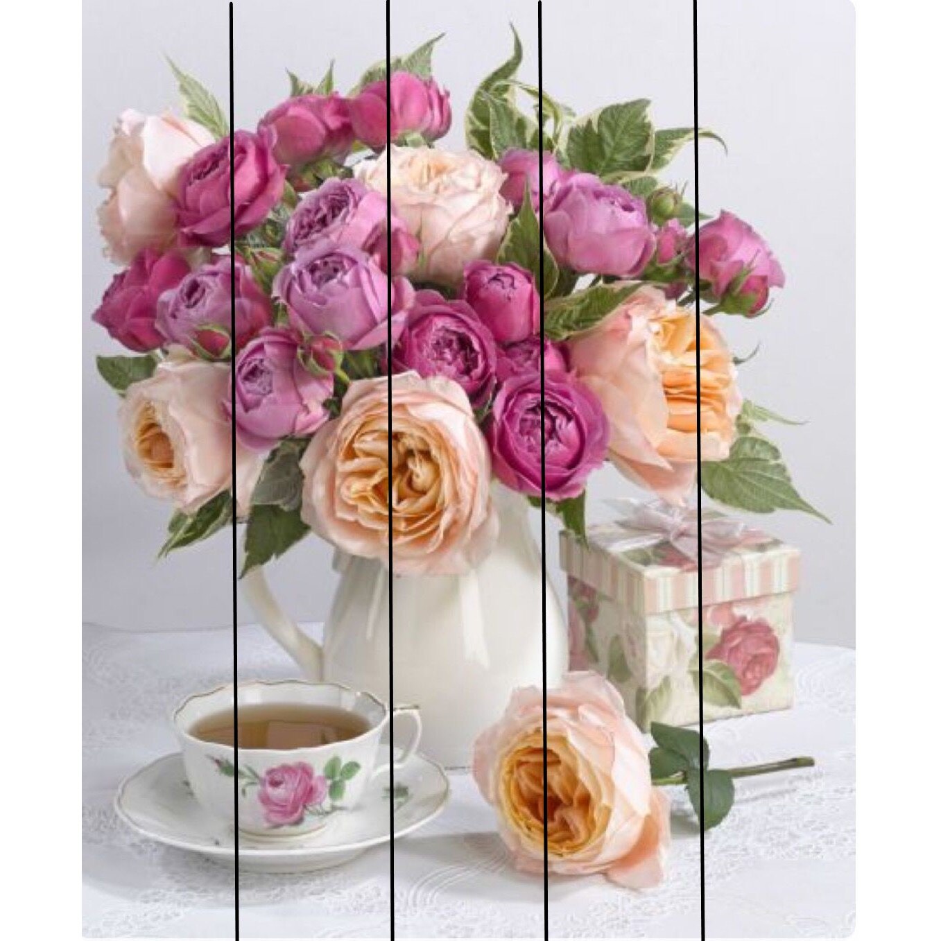 Pictura pe numere, pe Lemn 40X50 cm W011