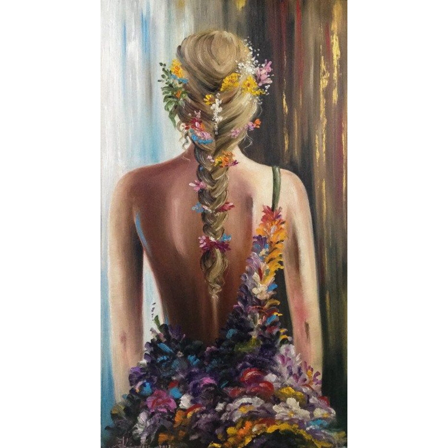 Pictura pe numere, panza pe rama 40X50 cm A095