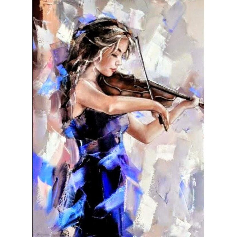 Pictura pe numere, panza pe rama 40X50 cm A098