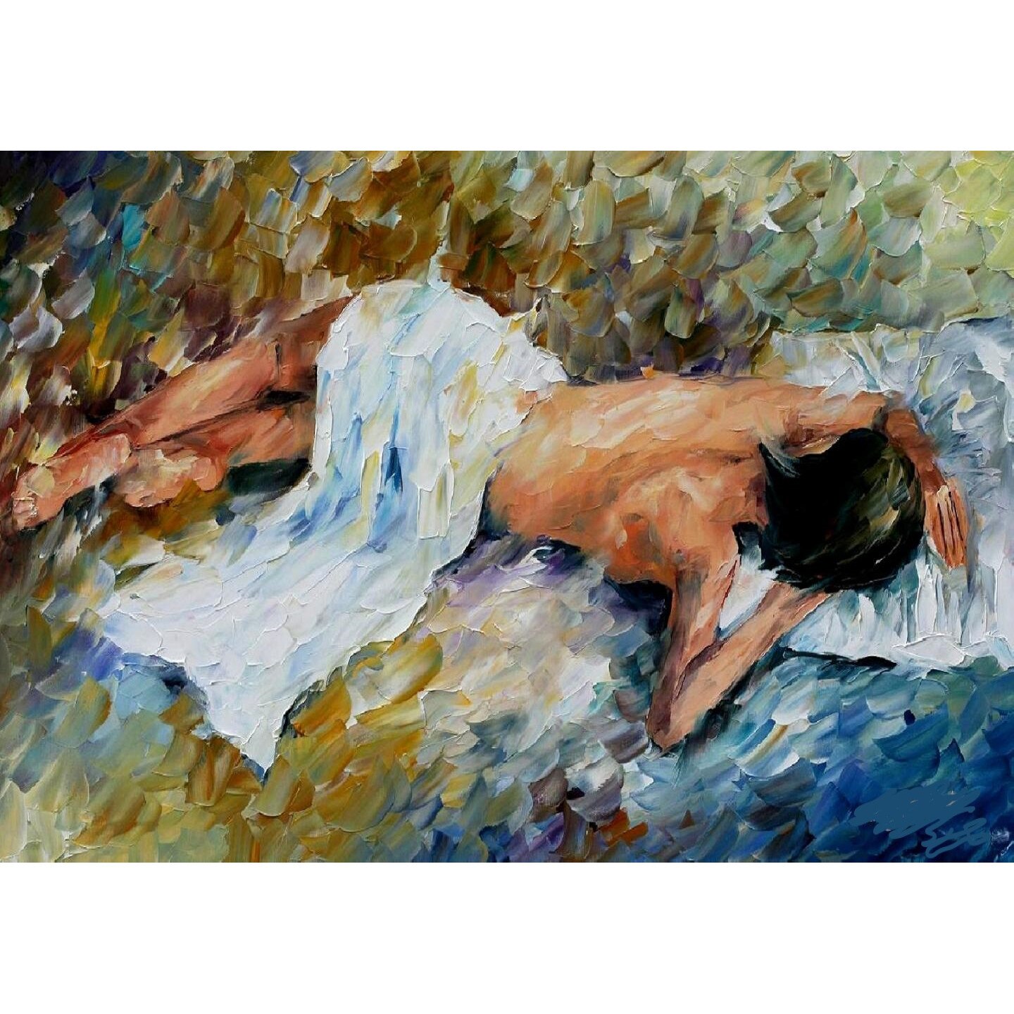 Pictura pe numere, panza pe rama 40X50 cm A091