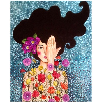 Pictura pe numere, panza pe rama 40X50 cm A082 Pictura pe numere, panza pe rama 40X50 cm A082