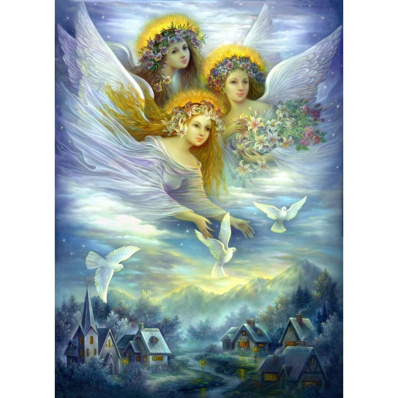 Pictura pe numere, panza pe rama 40X50 cm A080