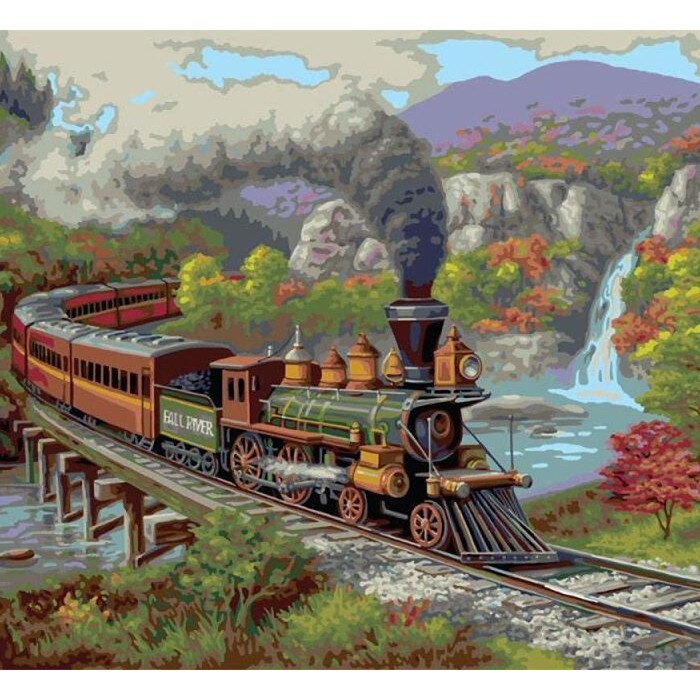 Pictura pe numere, panza pe rama 40X50 cm A073