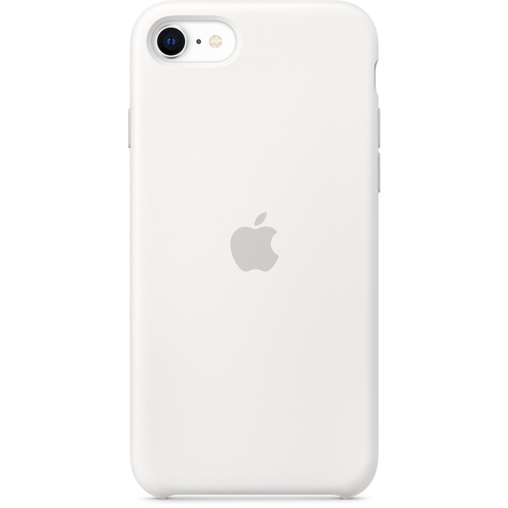 Силиконов Кейс Apple за iPhone 7, Удароустойчив, Бял