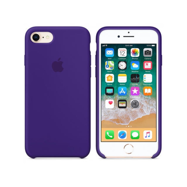 Силиконов Кейс за Apple iPhone SE 2020, Удароустойчив, Лилав