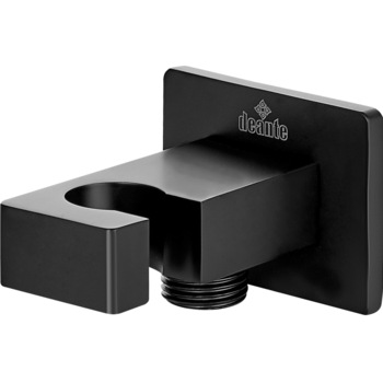 Suport para dus, Deante NAC N53K, incastrat negru mat model dreptunghiular Suport para dus, Deante NAC N53K, incastrat negru mat model dreptunghiular