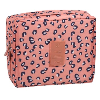 Geanta calatorie, pentru produse cosmetice si de make-up, inchidere cu fermoar, compartimentat, 21,5x17,5x7 cm Geanta calatorie, pentru produse cosmetice si de make-up, inchidere cu fermoar, compartimentat, 21,5x17,5x7 cm