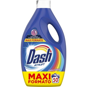 Detergent de rufe lichid Dash actilift colore 50 spalari 2.75l Detergent de rufe lichid Dash actilift colore 50 spalari 2.75l