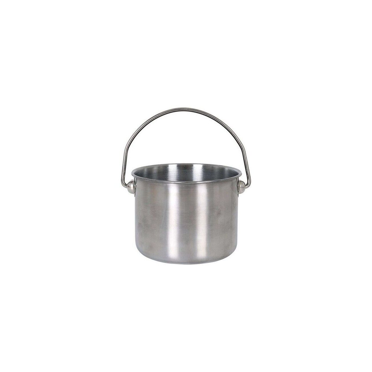 Galeata cu toarta Quttin 9,5 x 11,5 x 7 cm, Argintiu