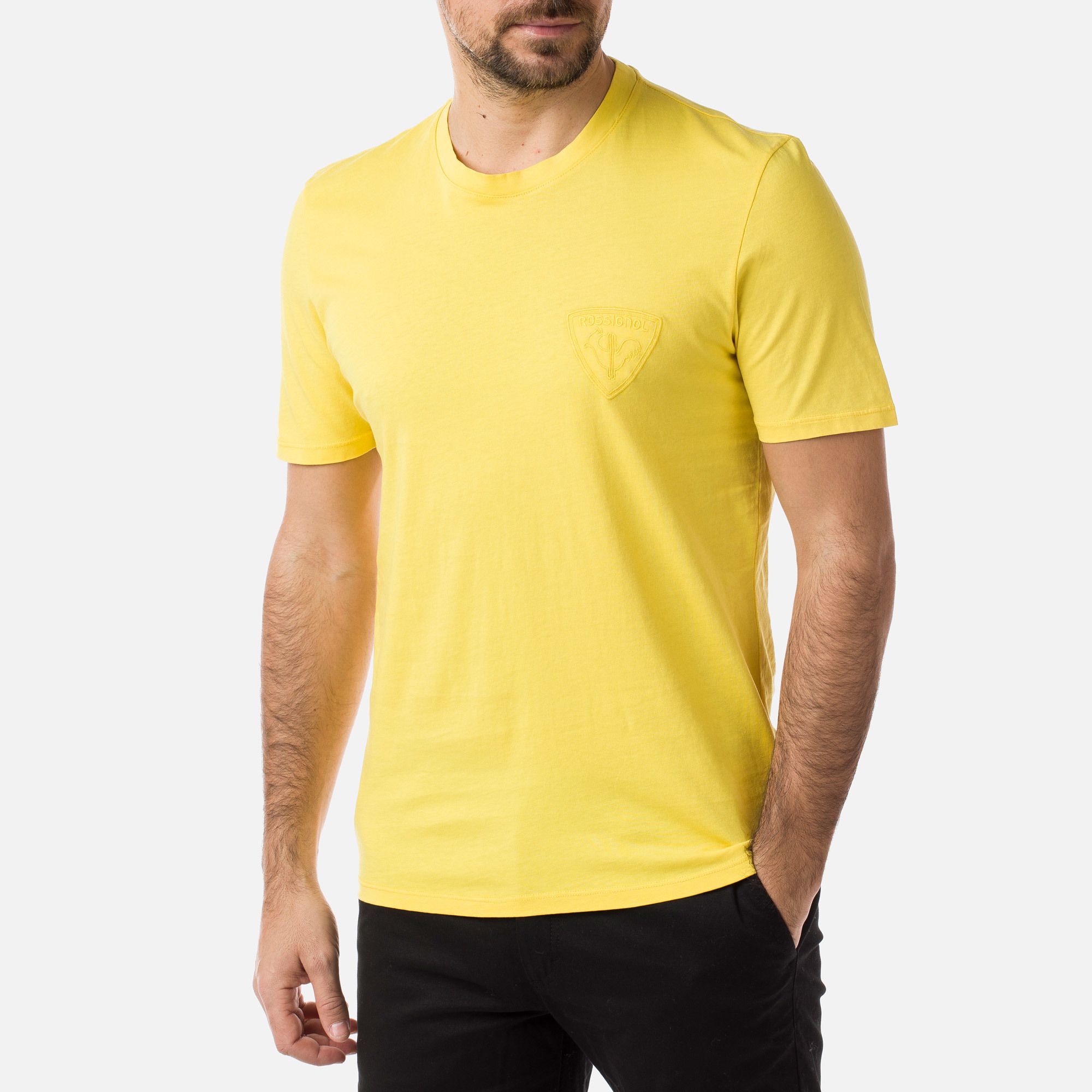 Tricou barbati Rossignol TECH galben