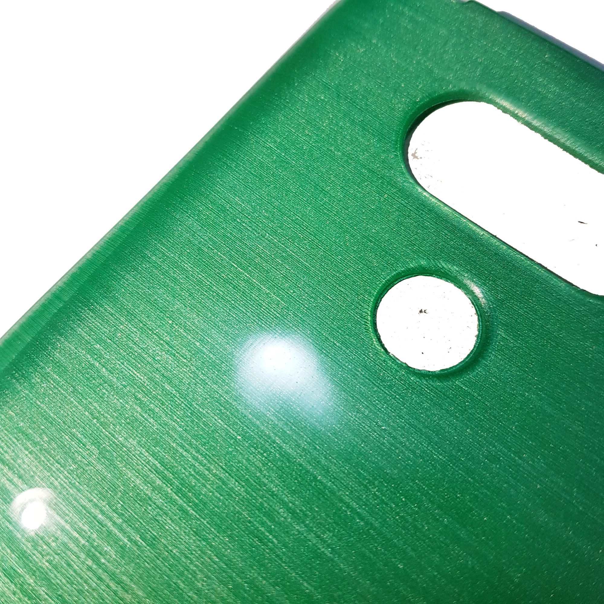 Husa silicon Brush Green Pentru LG G5