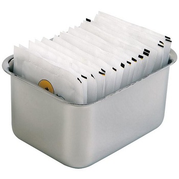 Suport din inox pentru cca 15 pliculete zahar Suport din inox pentru cca 15 pliculete zahar